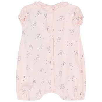 Baby Girls Pink Organic Cotton Shortie