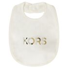 Baby Girls Ivory & Gold Logo Babygrow Gift Set, 1, hi-res