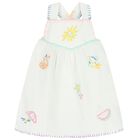 Younger Girls White Dress, 1, hi-res