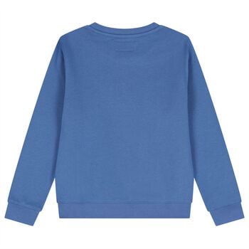 Boys Blue Logo Sweatshirt