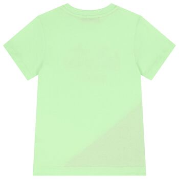 Boys Green Logo T-Shirt