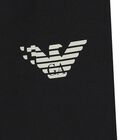 Boys Black Logo Tracksuit, 1, hi-res