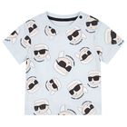 Boys Blue & Black Ikonik Shorts Set, 1, hi-res