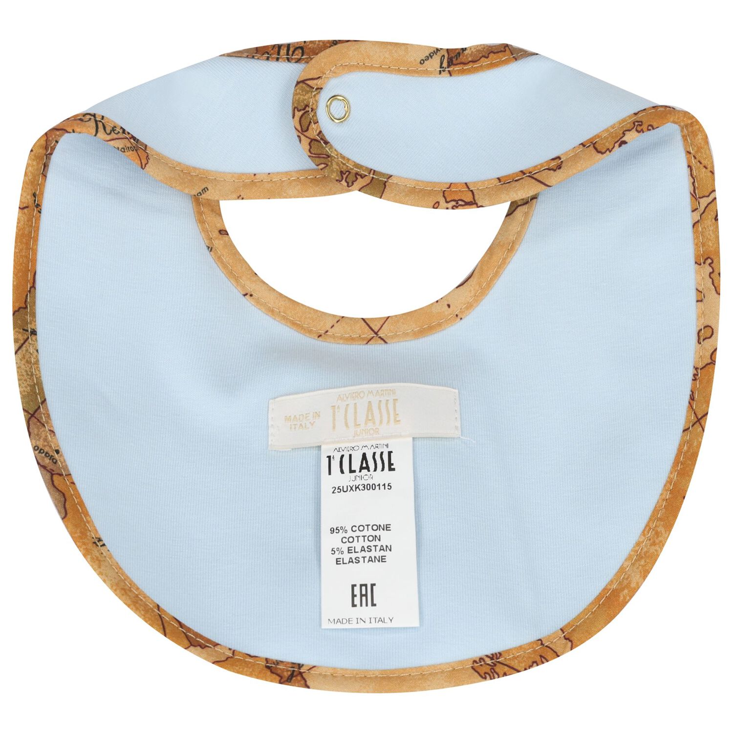 Baby Boys Blue & Beige Geo Map Babygrow Gift Set, 1, hi-res