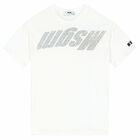 تيشيرت مطرز بالشعار باللون الابيض للبنات, 1, hi-res