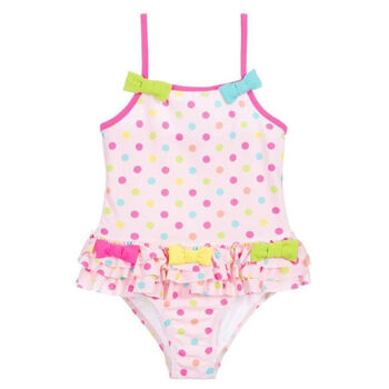 Girls Polka Dot Swimsuit