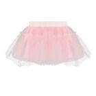 Baby Girls Ivory & Pink Tulle Skirt Set, 1, hi-res
