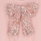 Girls Pink Sequined & Fringed Skirt Set, 1, hi-res