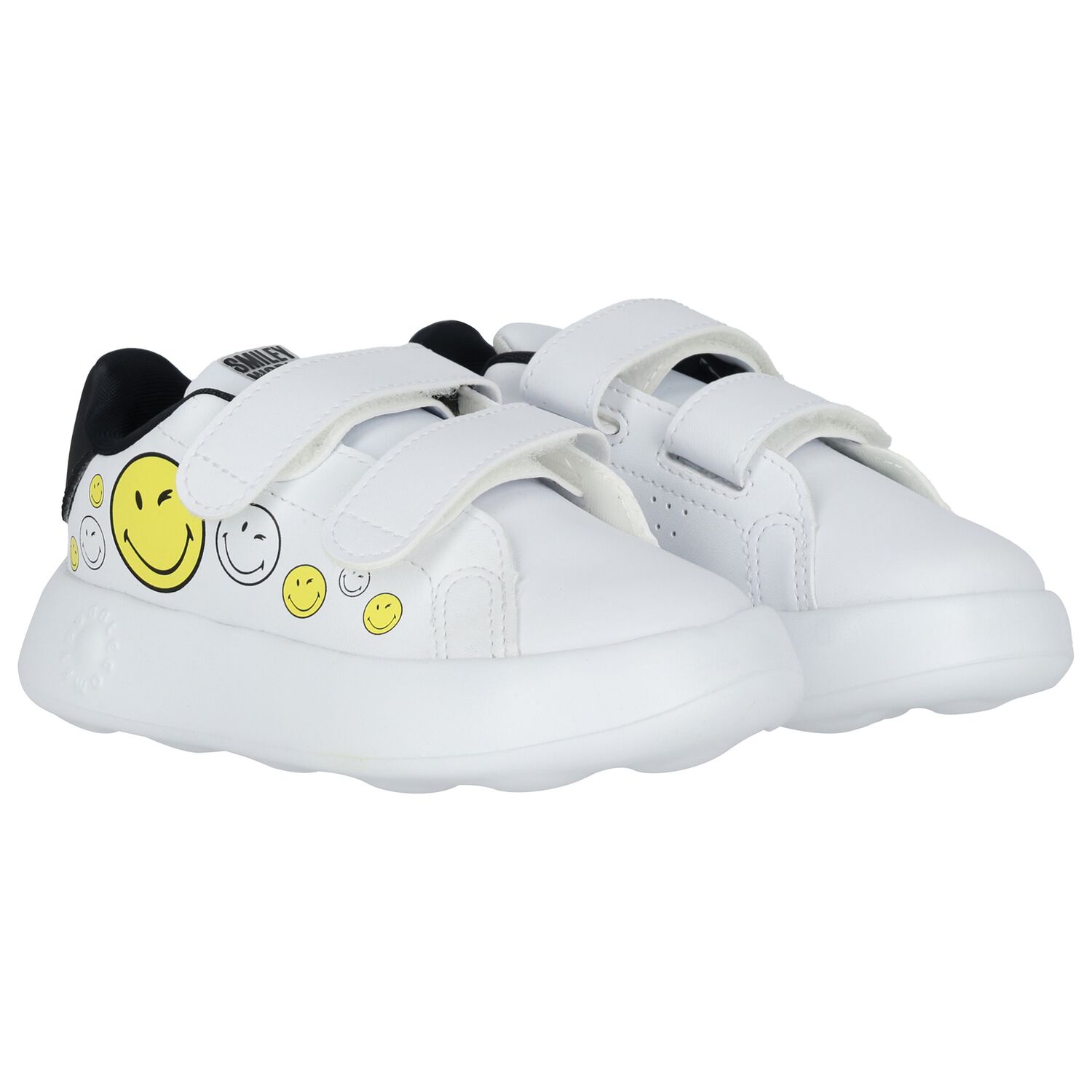 White Advantage Smiley World Trainers, 1, hi-res