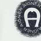 تيشيرت أولاد بالشعار باللون الأبيض والكحلي, 2, hi-res