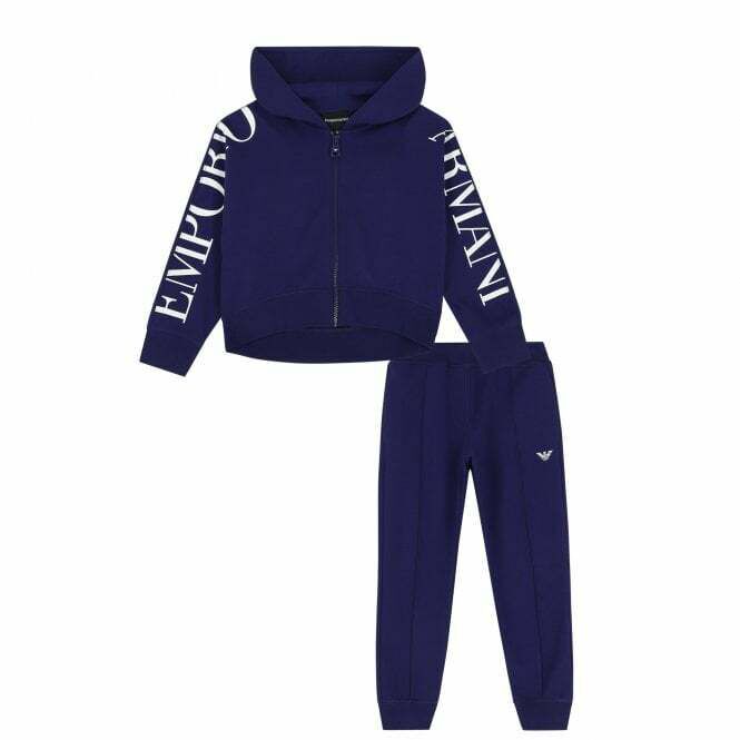 Girls armani tracksuit cheap
