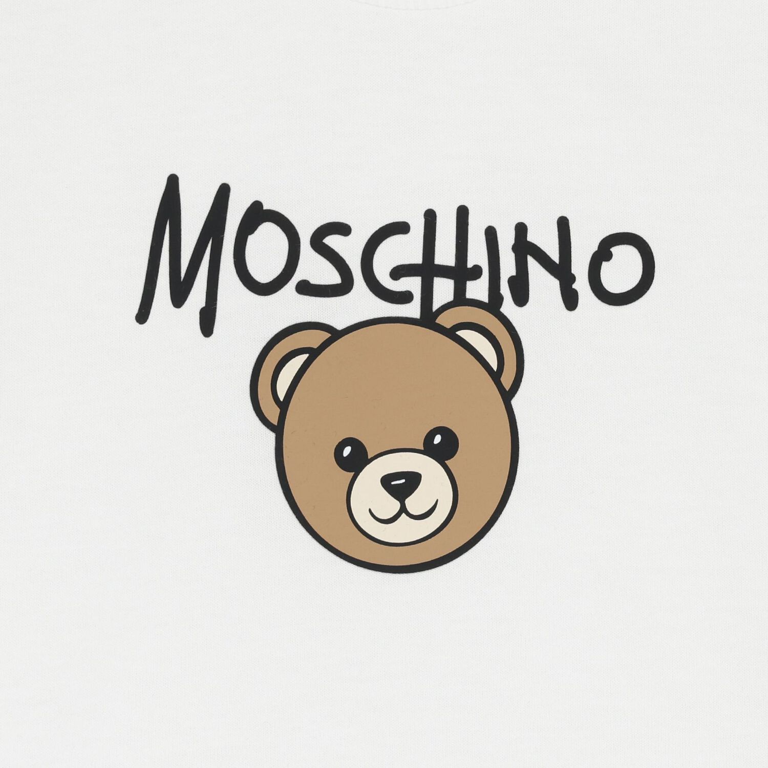 Younger White Teddy Bear Logo T-Shirt, 1, hi-res