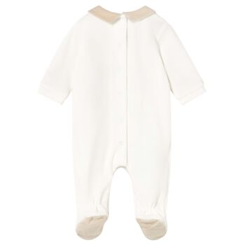 Ivory & Beige Babygrow
