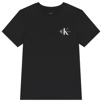 Boys Black Logo T-Shirt