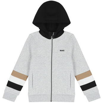 BOSS - Kids' tracksuit with printed monograms