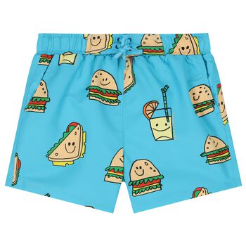 Younger Boys Blue Swim Shorts