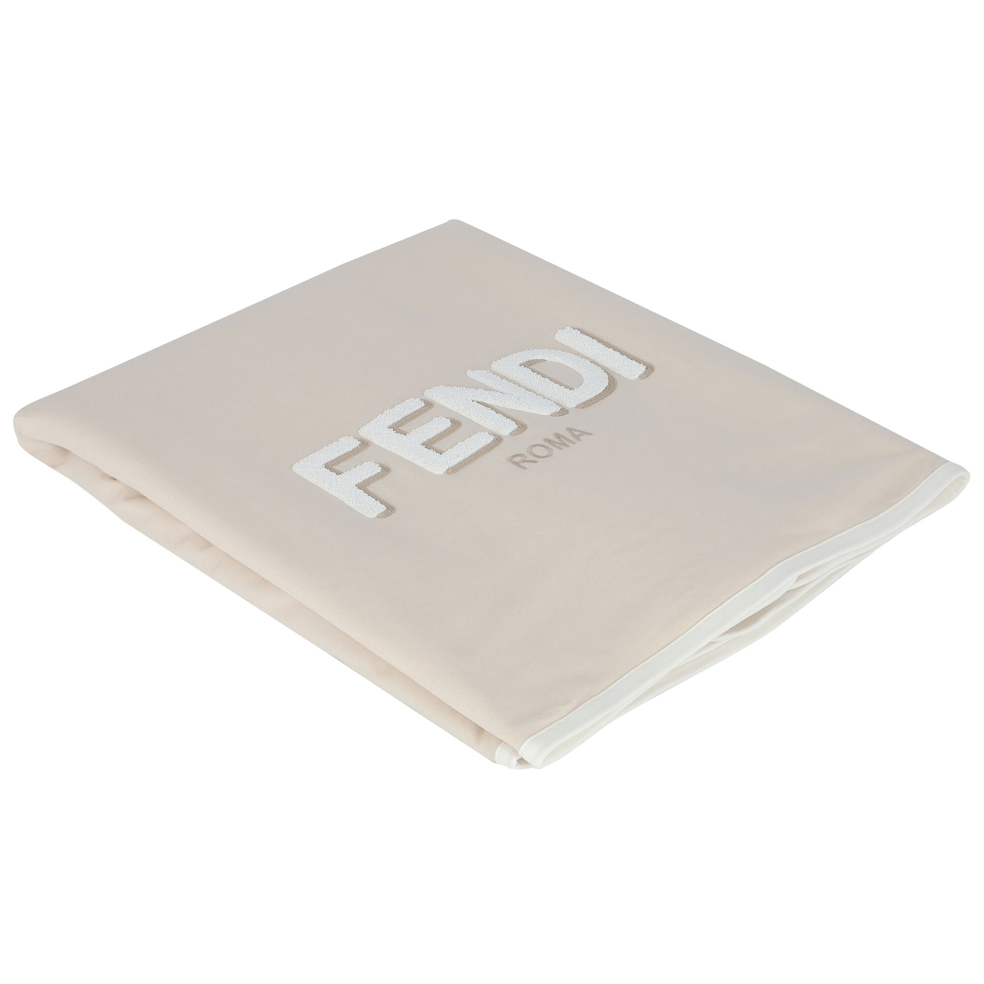 Fendi Pink Logo Baby Blanket Junior Couture