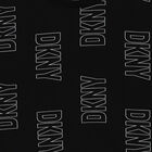 Girls Black Logo Long Sleeve Top, 1, hi-res