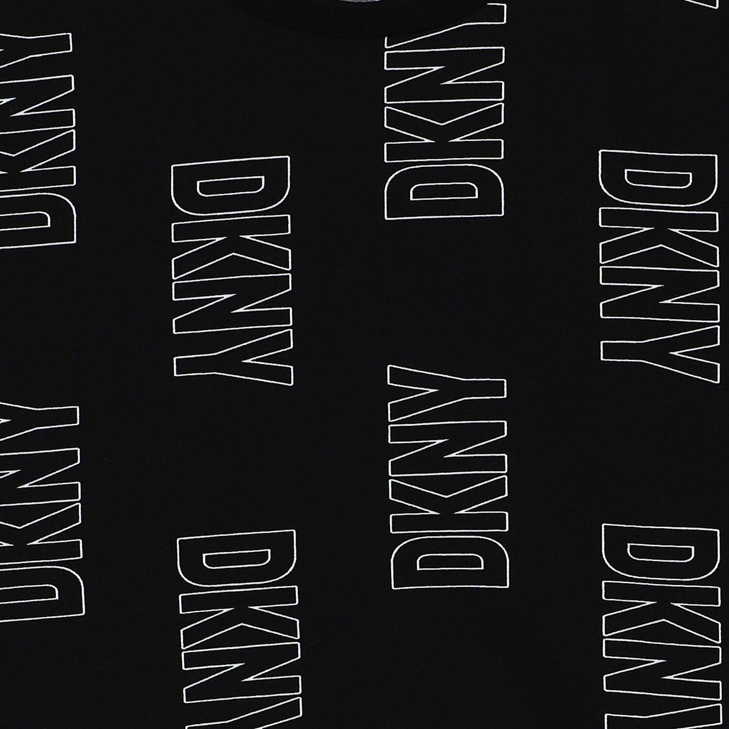 Girls Black Logo Long Sleeve Top, 1, hi-res