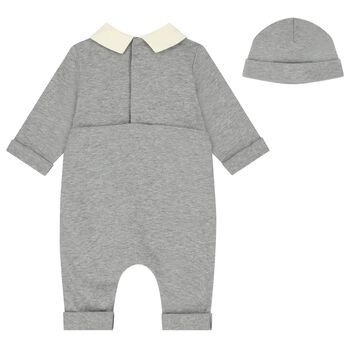Grey Logo Baby Romper Gift Set