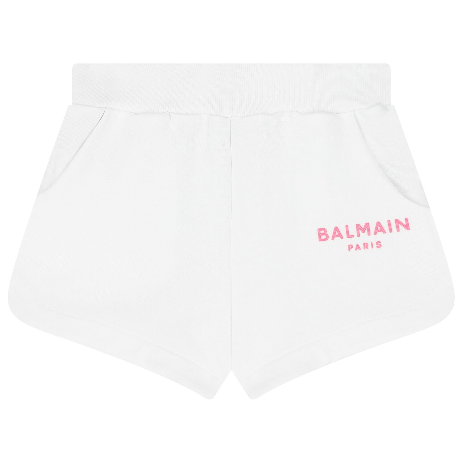 Girls White & Pink Shorts, 1, hi-res image number null