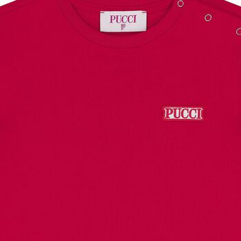 Younger Girls Red Logo Dress