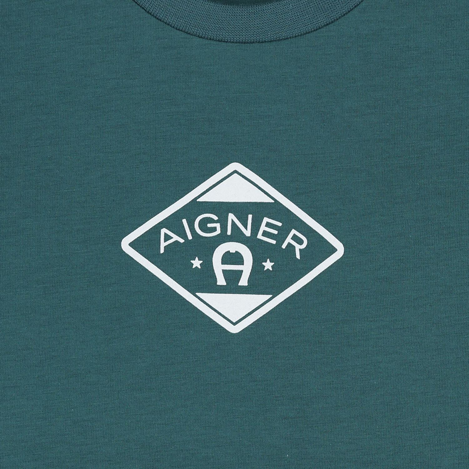 Younger Boys Green Logo T-Shirt , 2, hi-res
