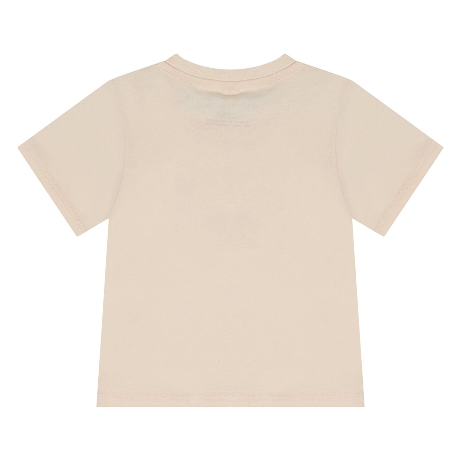 Younger Girls Beige Horse Logo T-Shirt, 1, hi-res