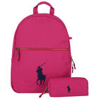 Pink Logo Backpack, 2, hi-res