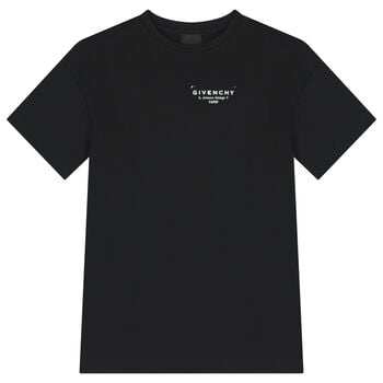 Girls Black Logo T-Shirt Dress