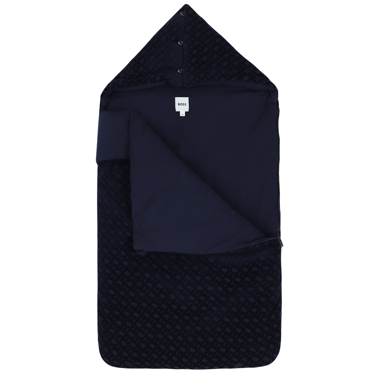 Navy Blue Logo Baby Nest, 1, hi-res