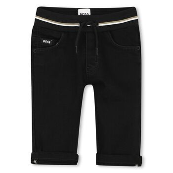 Younger Boys Black Denim Jeans
