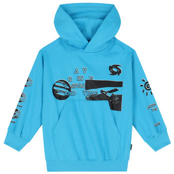 Boys Blue Hooded Top