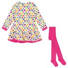 Girls Ivory Heart Dress Set, 1, hi-res