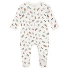 Baby Boys Ivory Playful Bear Babygrow Set, 1, hi-res