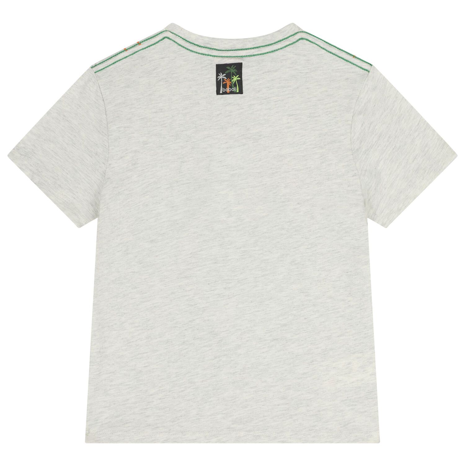 Boys Grey & Green Shorts Set, 1, hi-res