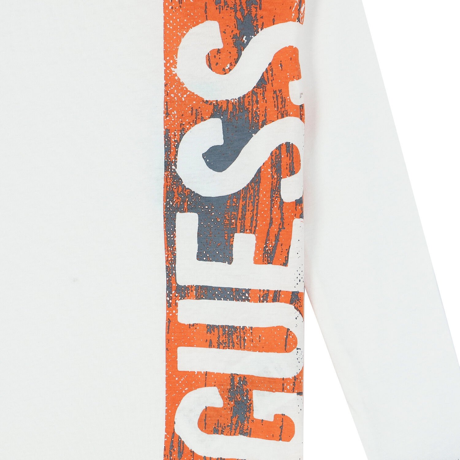 توب بأكمام بالشعار باللون الأبيض للأولاد, 3, hi-res