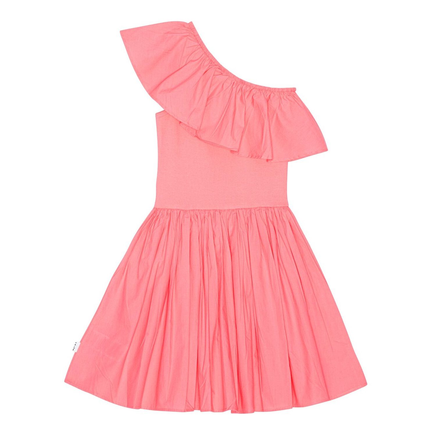 فستان بنات كاوى بكشكشة باللون الوردى, 2, hi-res