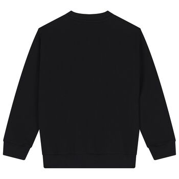 Boys Black Logo Sweatshirt