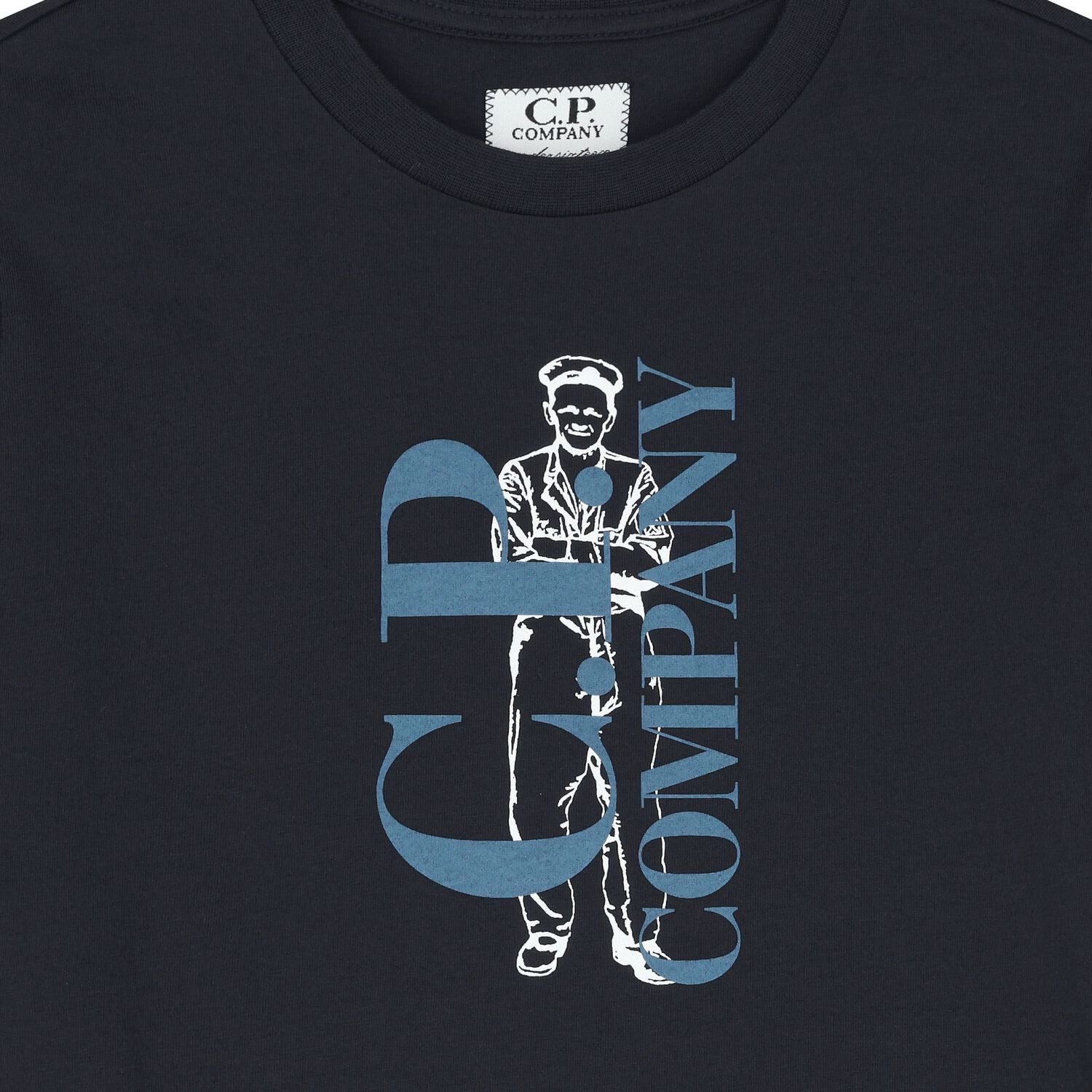 Boys Navy Blue Logo T-Shirt, 2, hi-res