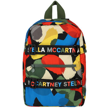 Boys Multi-Coloured Logo Backpack
