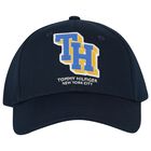 Boys Navy Blue Varsity Logo Cap, 1, hi-res