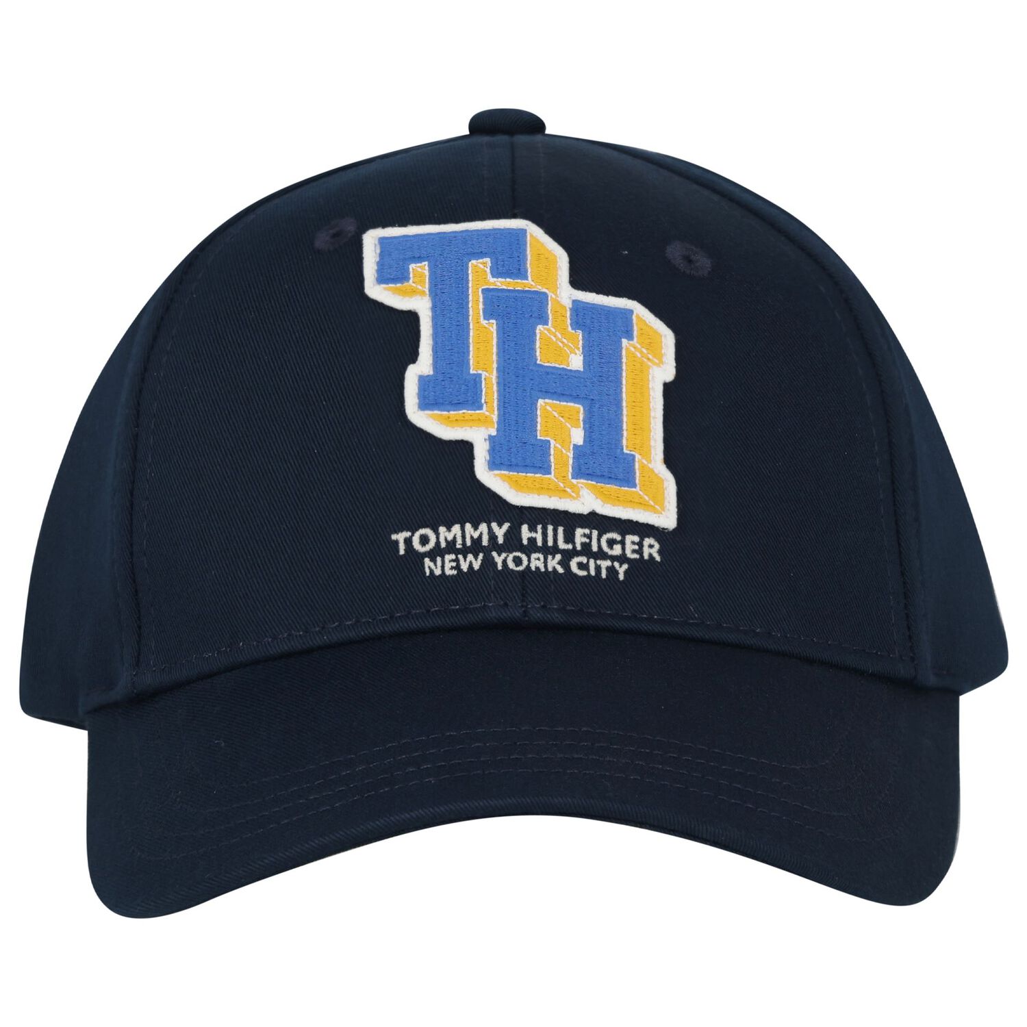 Boys Navy Blue Varsity Logo Cap, 1, hi-res