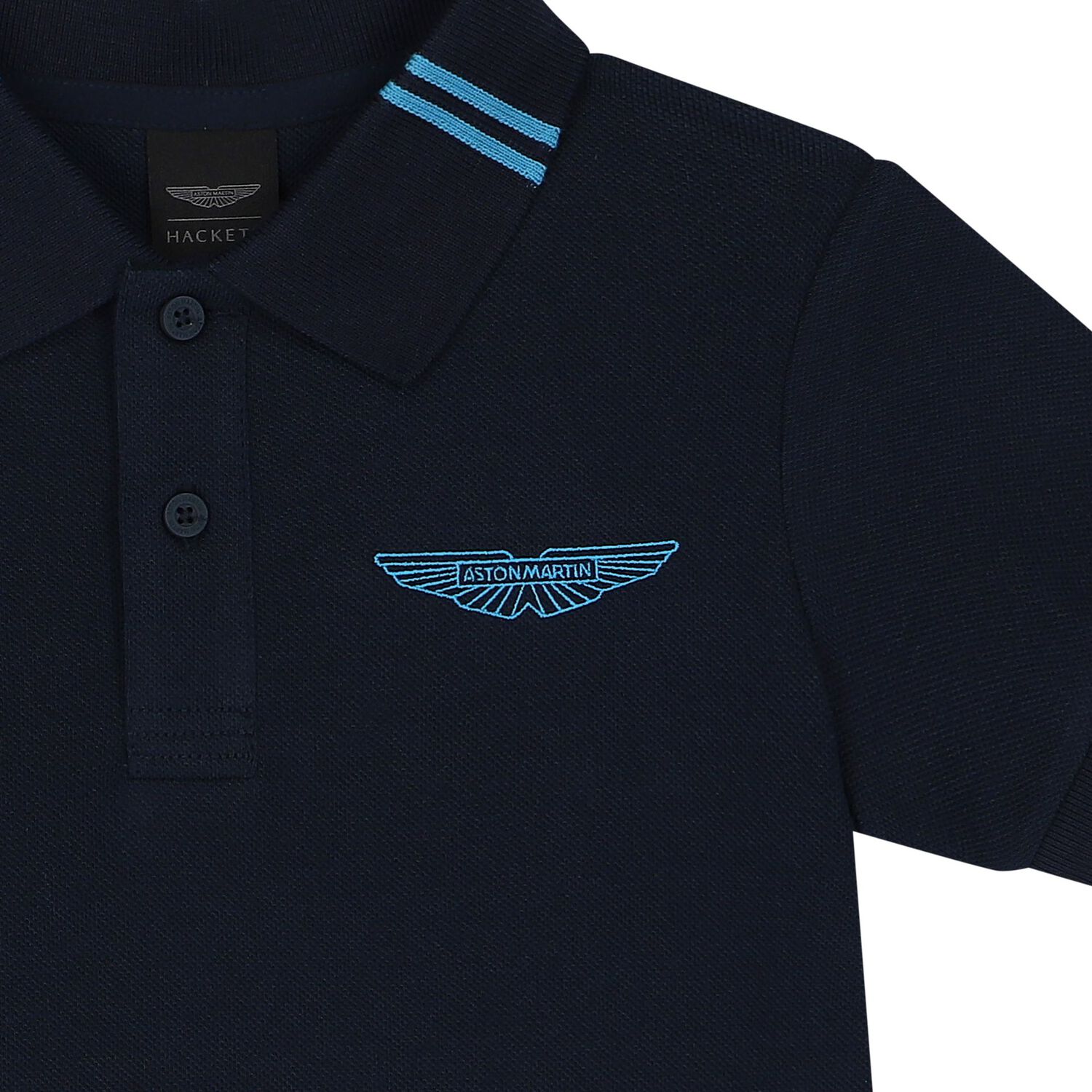 Boys Navy Blue Logo Polo Shirts, 3, hi-res image number null