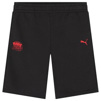 Boys Black Logo Paw Patrol Shorts