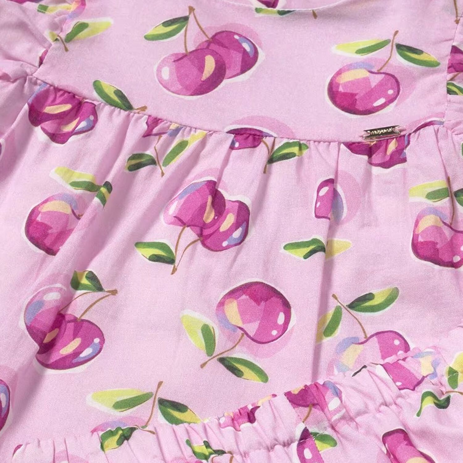 Baby Girls Pink Cotton Shorts Set, 1, hi-res