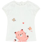 طقم ليغنز بنات باللون الأبيض والوردي, 1, hi-res