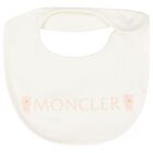 طقم ملابس أطفال بناتي باللون العاجي والوردي بشعار دب تيدي, 1, hi-res