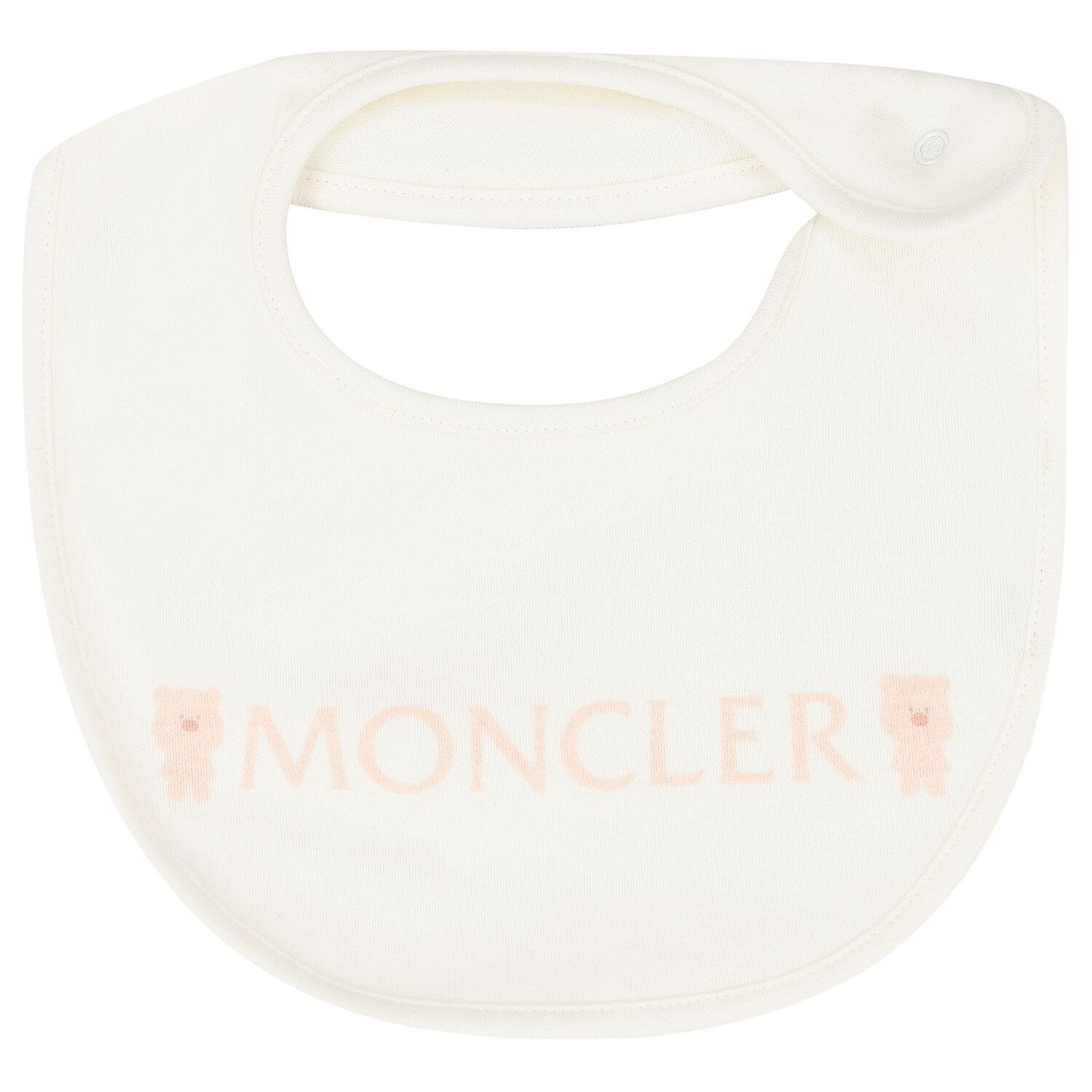 طقم ملابس أطفال بناتي باللون العاجي والوردي بشعار دب تيدي, 1, hi-res image number null