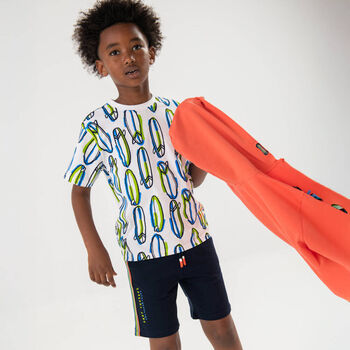 Boys Navy Blue Shorts